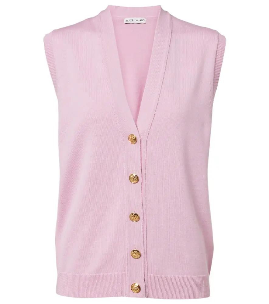 Blaze Milano Blazé Milano Sebright wool, silk, and cashmere vest