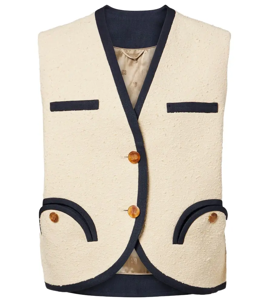 Blaze Milano Blazé Milano Gliss cotton-blend vest