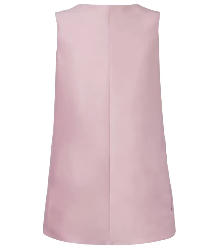 Balenciaga Silk and wool minidress