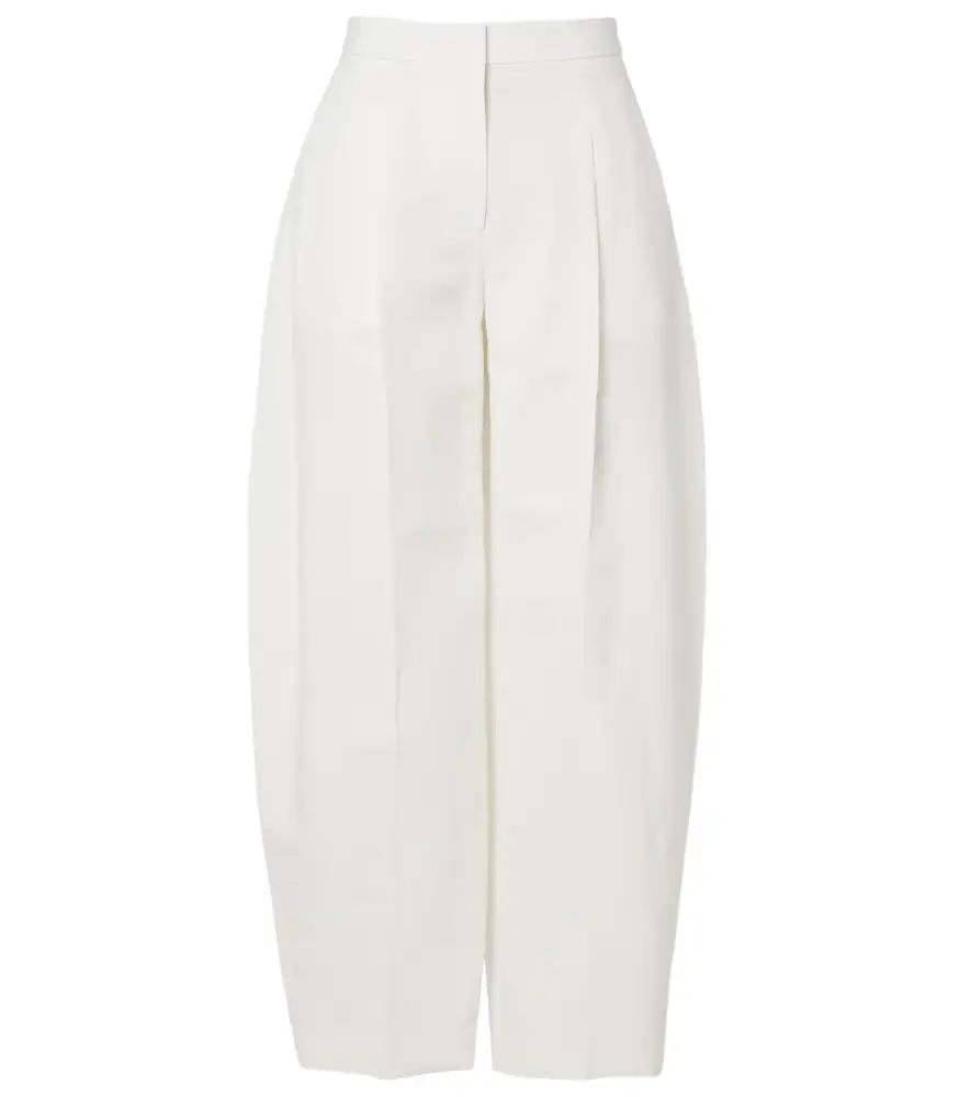 Alaia Alaïa Poplin barrel-leg pants