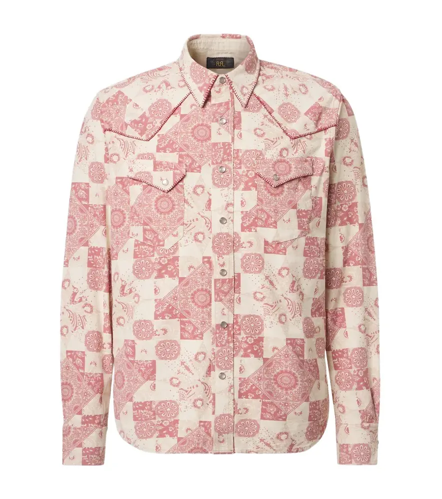 RRL Printed cotton shirt