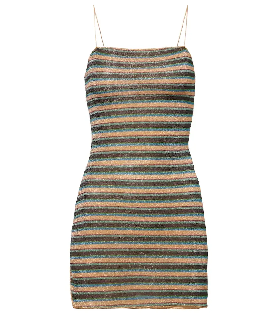 Oseree Oséree Lumière striped minidress
