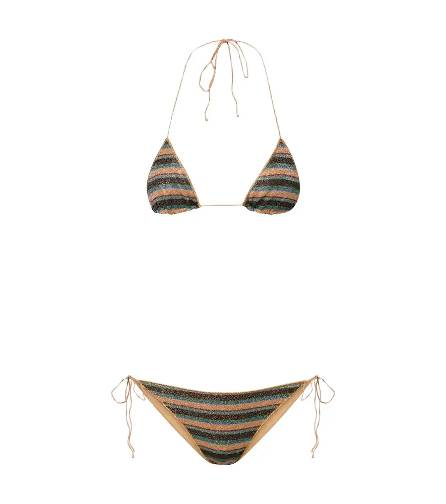 Oseree Oséree Lumière striped bikini