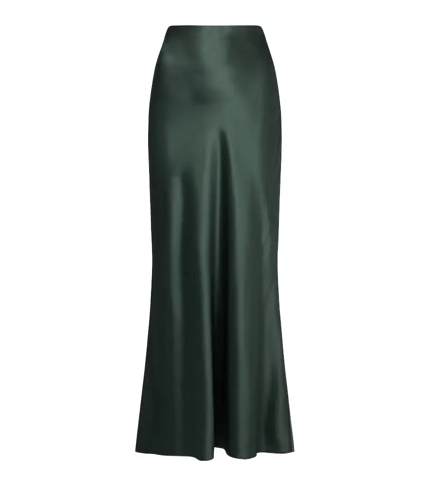 The Sei Silk satin maxi skirt