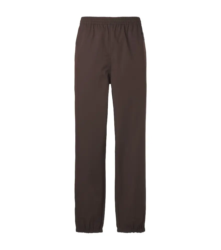 Miu Miu Cotton twill tapered pants