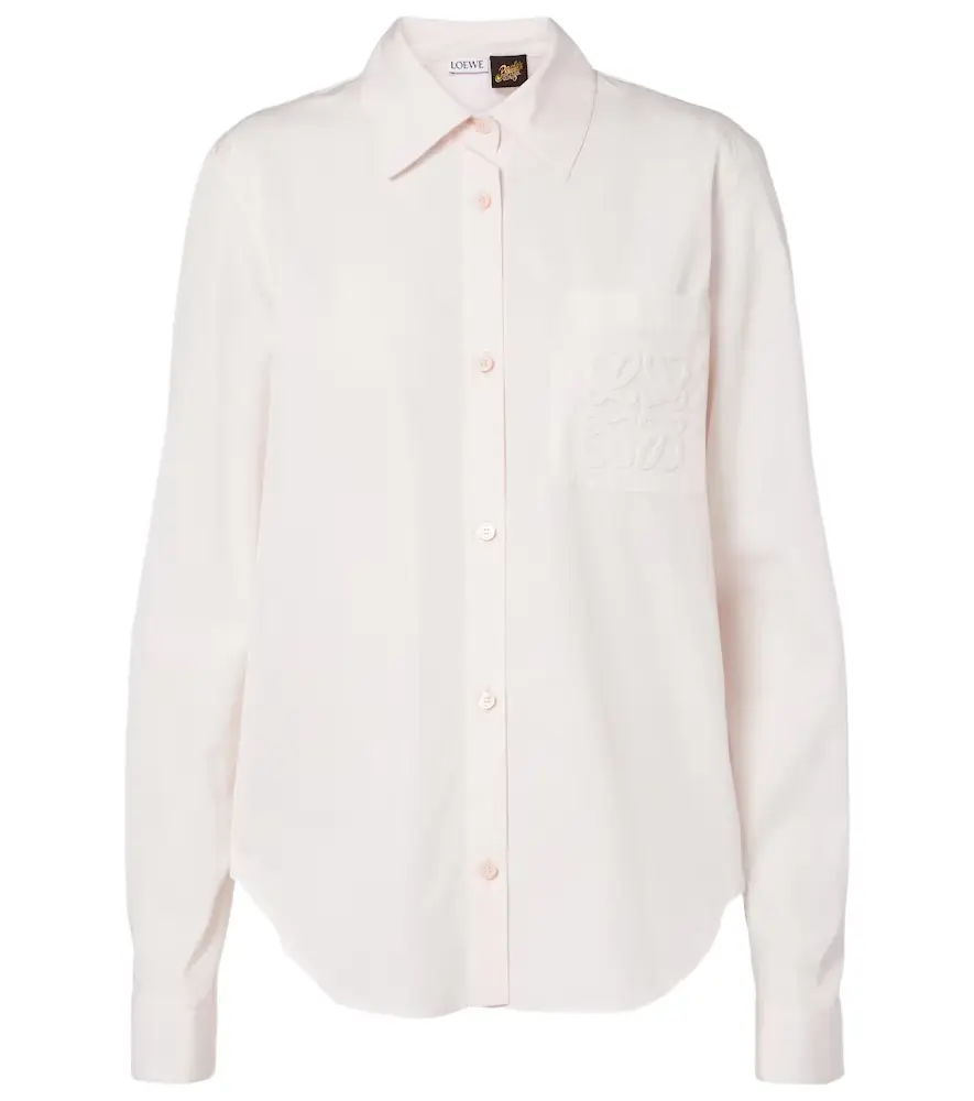 Loewe Paula's Ibiza Anagram cotton poplin shirt