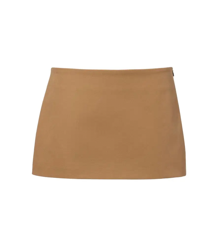 The Frankie Shop Hera cotton twill miniskirt