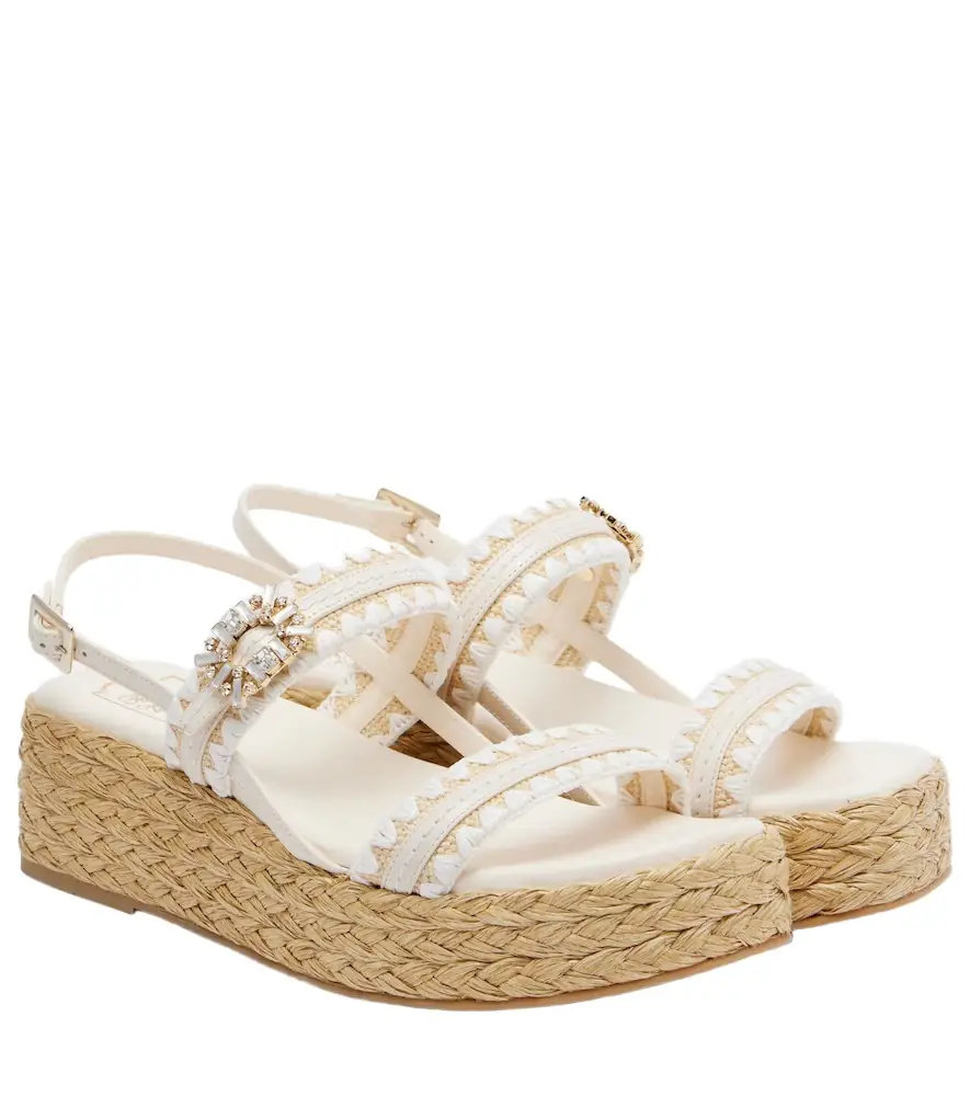 Roger Vivier Summer Strass espadrille sandals