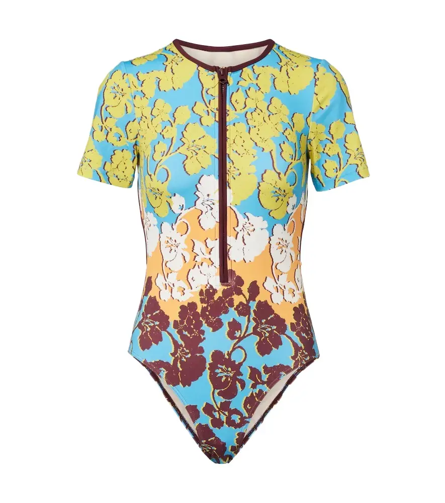 Alemais Alémais Splice floral swimsuit