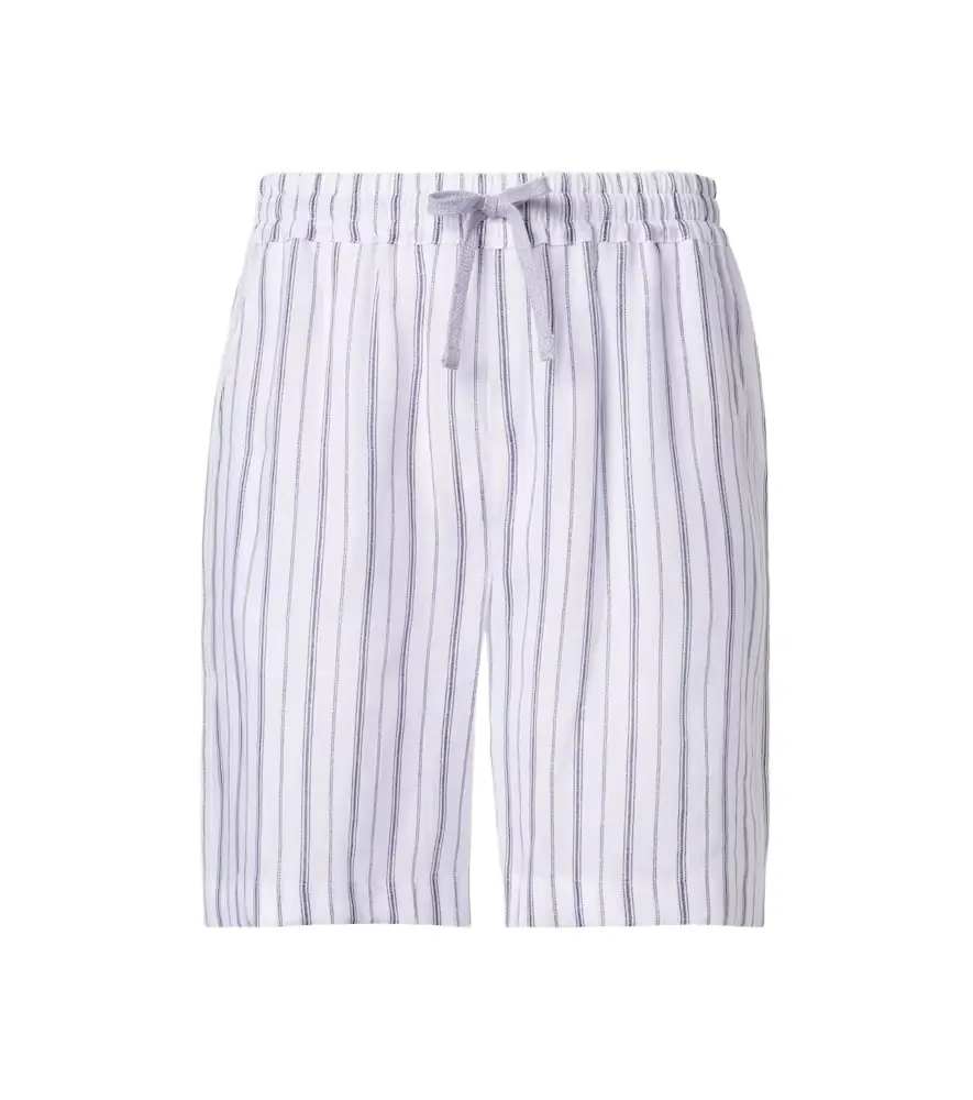 Fedeli Striped linen Bermuda shorts