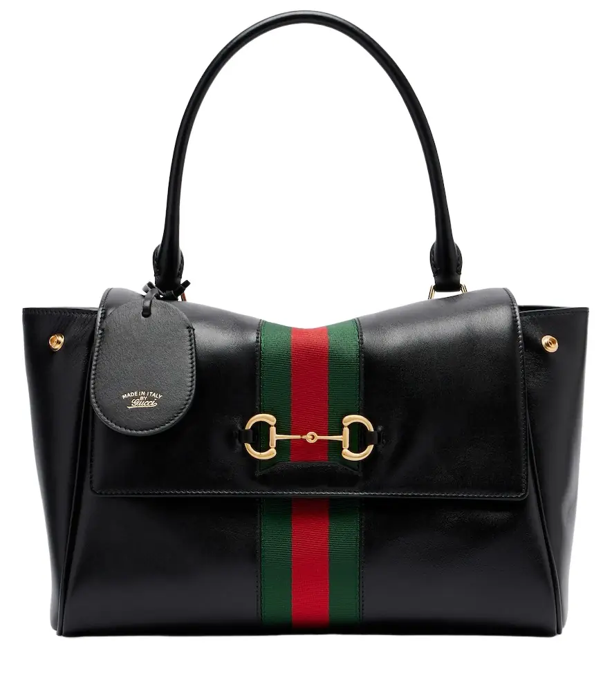 Gucci Paparazzo Medium leather tote bag