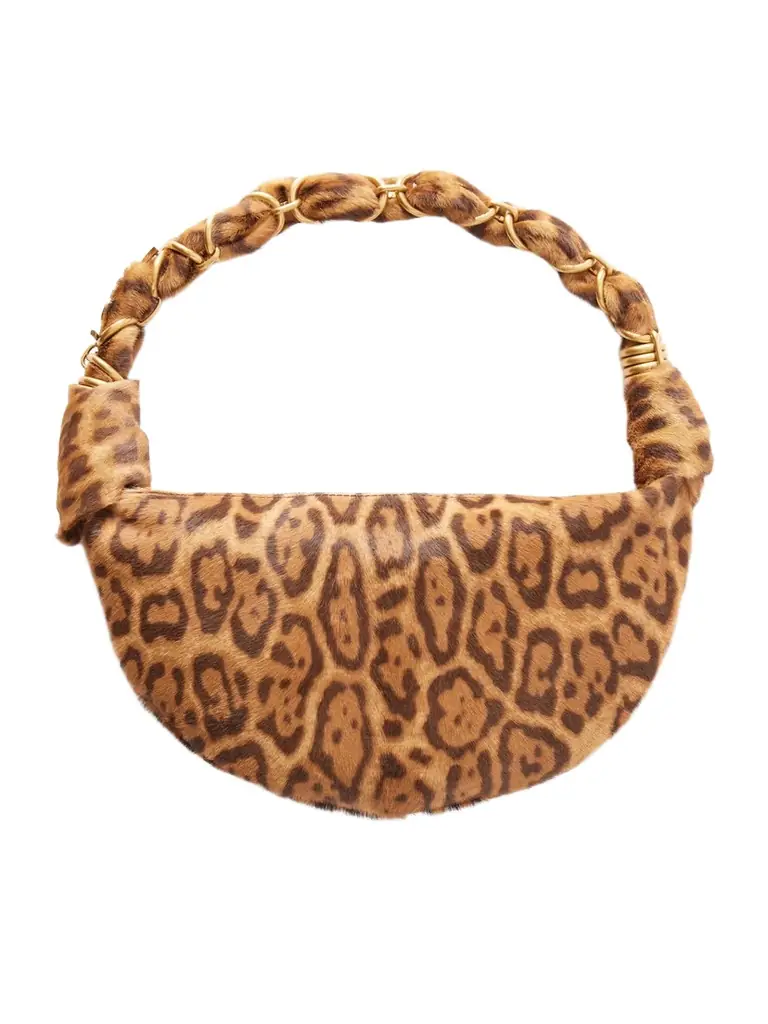 Saint Laurent Amalia Mini Leopard-print Calf Hair Shoulder Bag