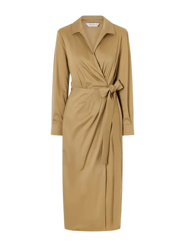 Max Mara Mxbeta Cotton-blend Poplin Midi Shirt Dress