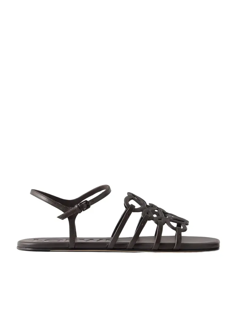 Loewe + Paula's Ibiza Petal Leather Sandals