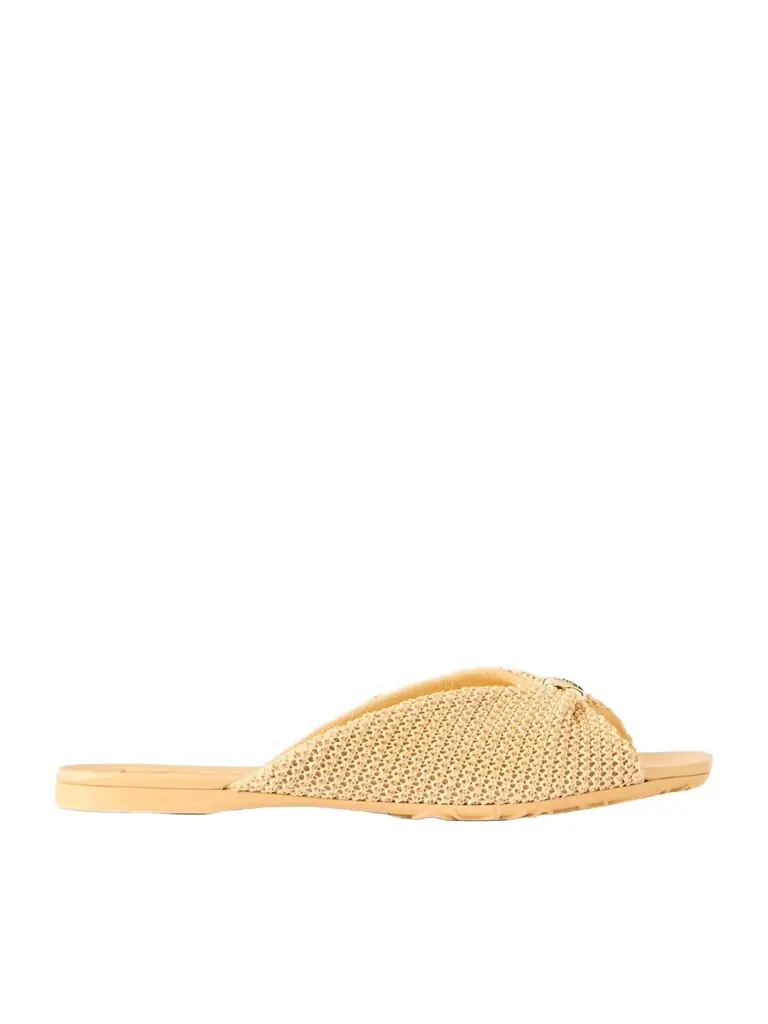 Loewe + Paula's Ibiza Pebble Raffia-effect Sandals Slides