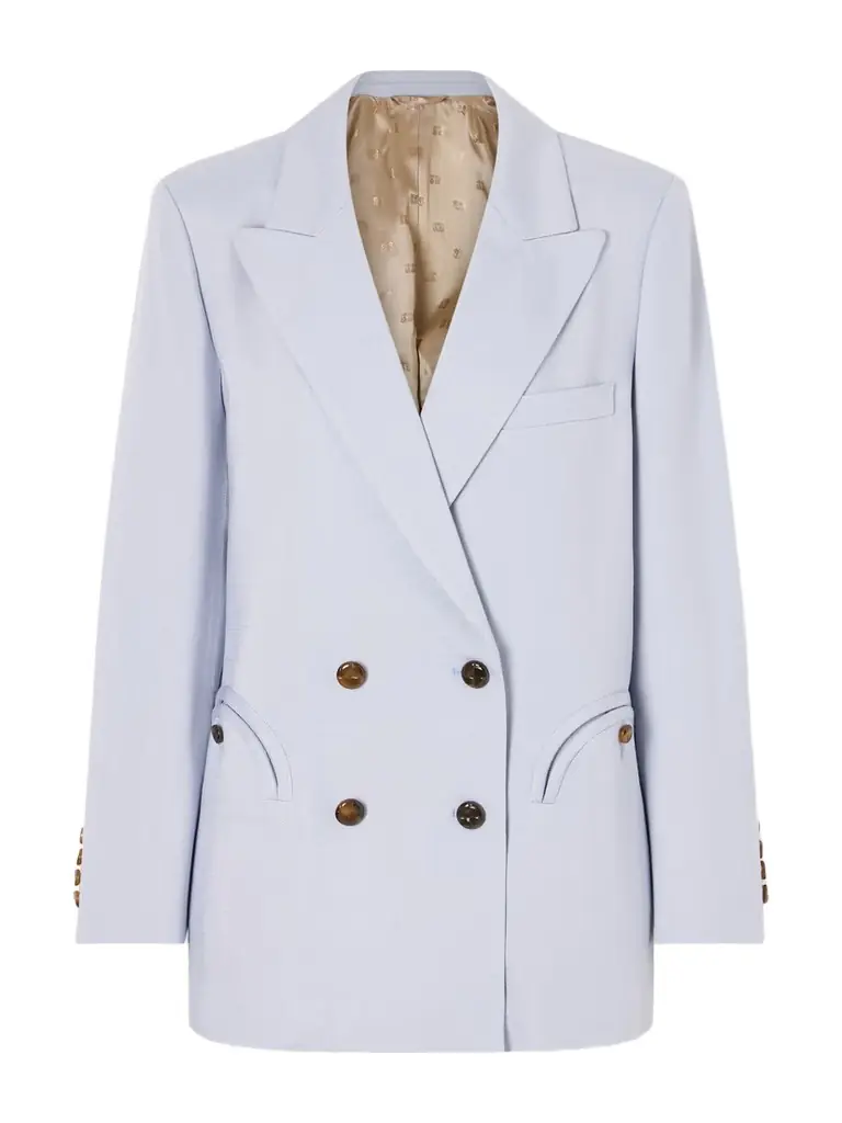 Blazé Milano Vezon Double-breasted Woven Blazer