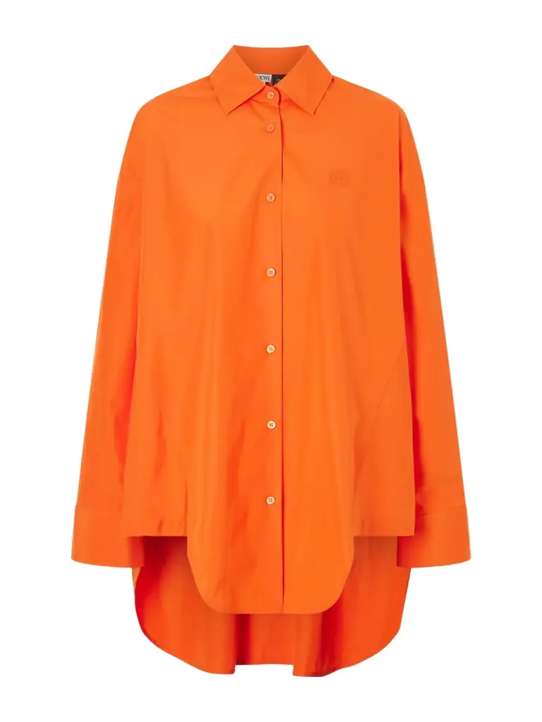 Loewe + Paula’s Ibiza Anagram Embroidered Cotton Shirt