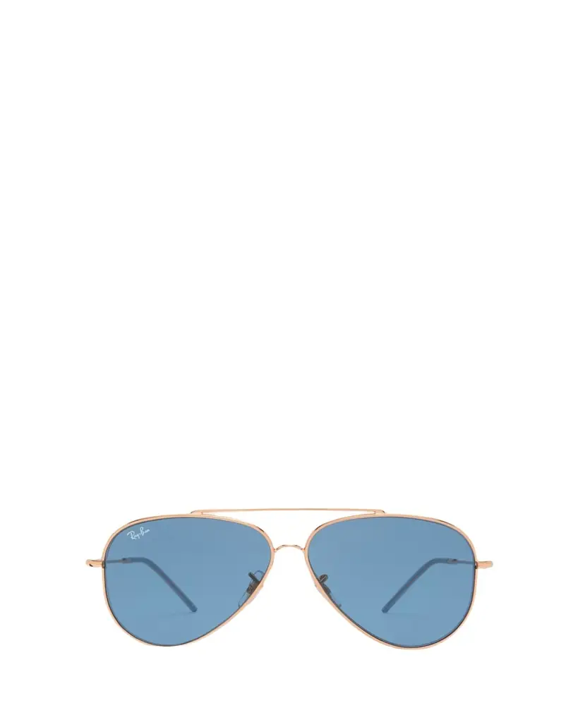 Ray-Ban Golden Metal & Plastic Aviator Sunglasses