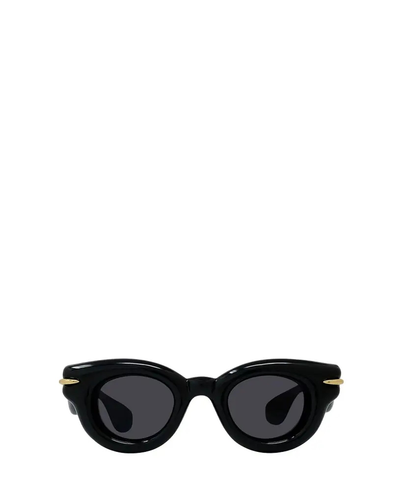 Loewe Men's Inflated Pantos Acetate-Nylon Round Sunglasses