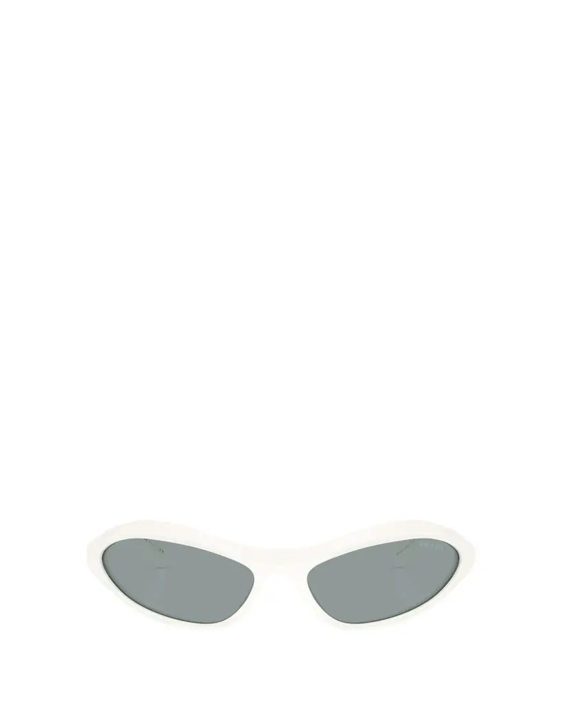 Prada Logo Acetate & Plastic Wrap Sunglasses