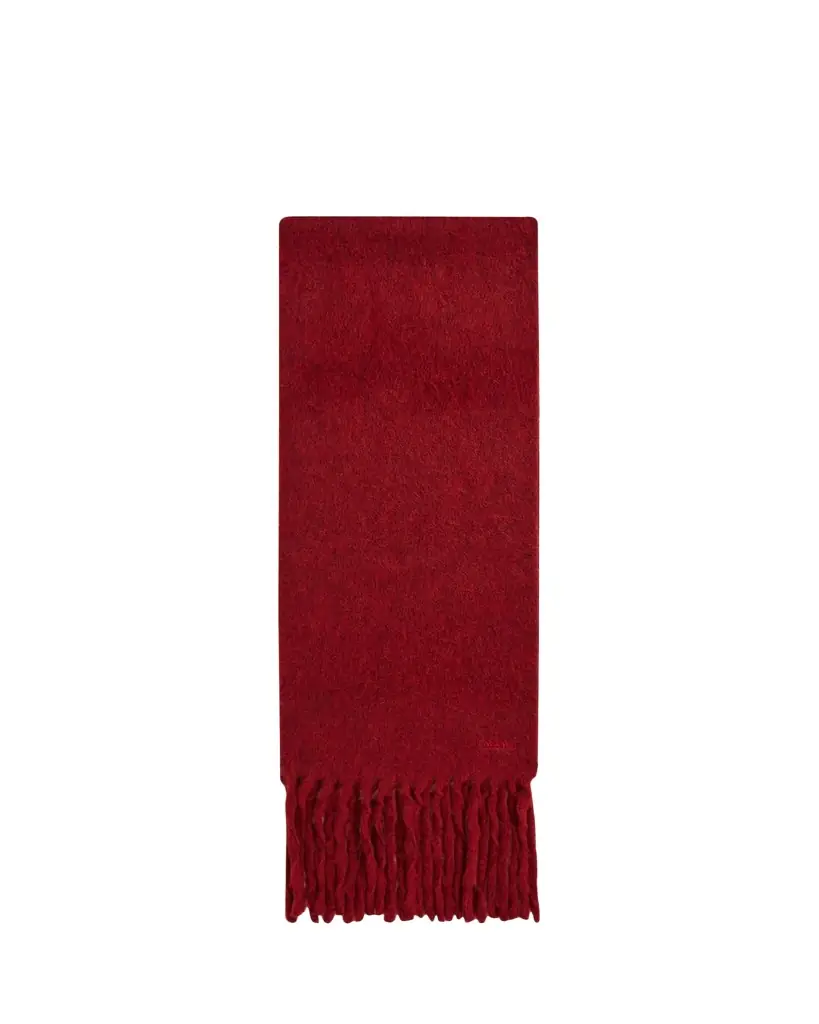 Max Mara Osso Fringed Alpaca Scarf
