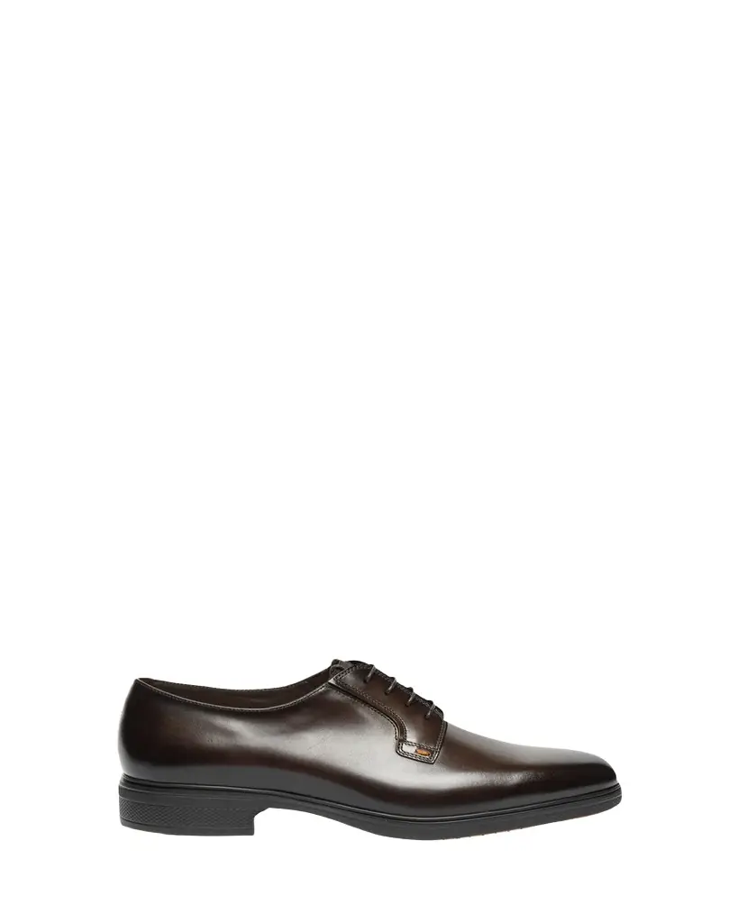 Santoni Men's Easy Collection Leather Rubber-Sole Derby Shoes