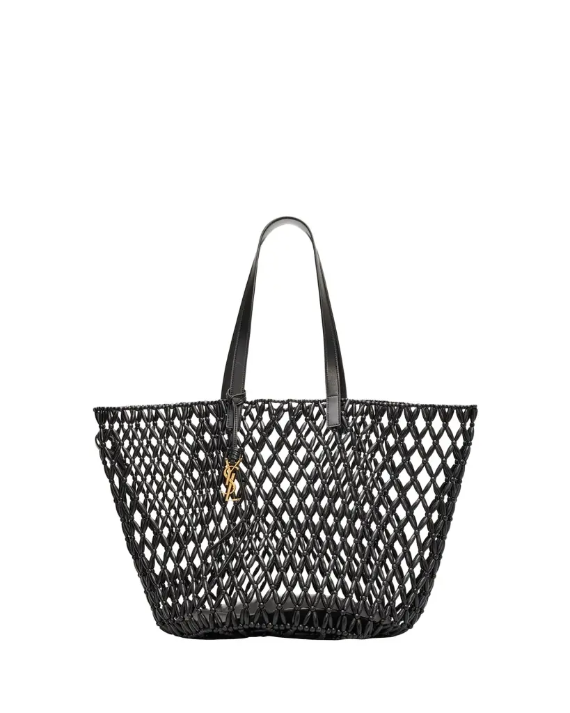Saint Laurent Panier Medium Beaded Tote Bag