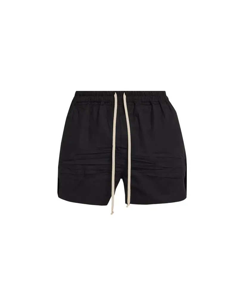 Rick Owens Men's Cotton Maxi-Drawstring Shorts