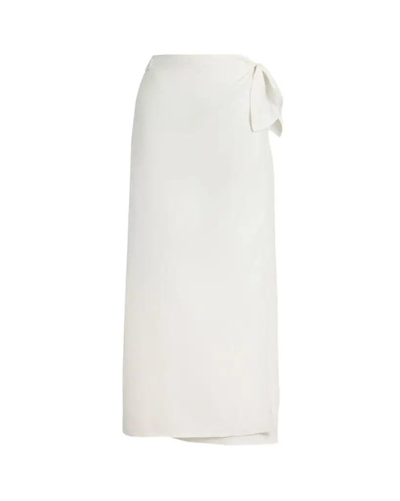 Ralph Lauren Collection Trina Linen Maxi Skirt
