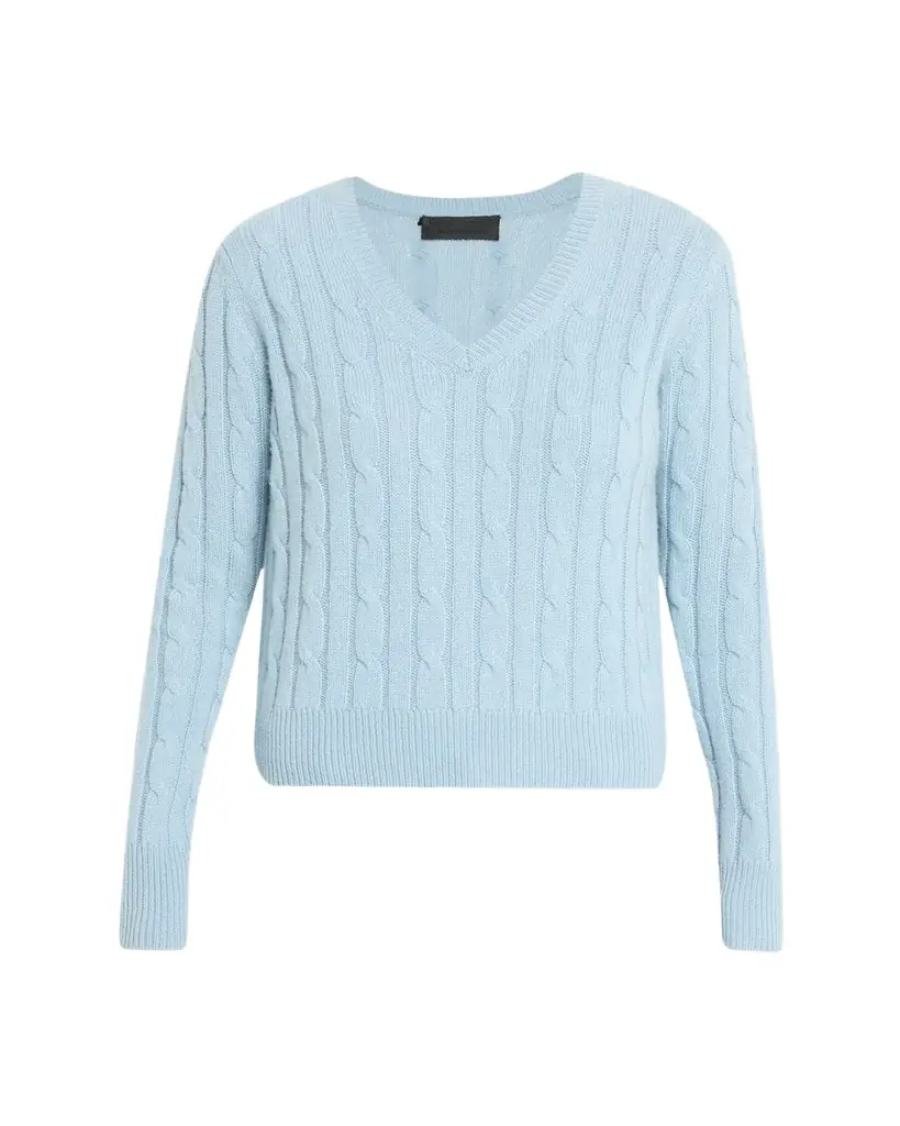 Nili Lotan Camelia Cable-Knit Cashmere Sweater