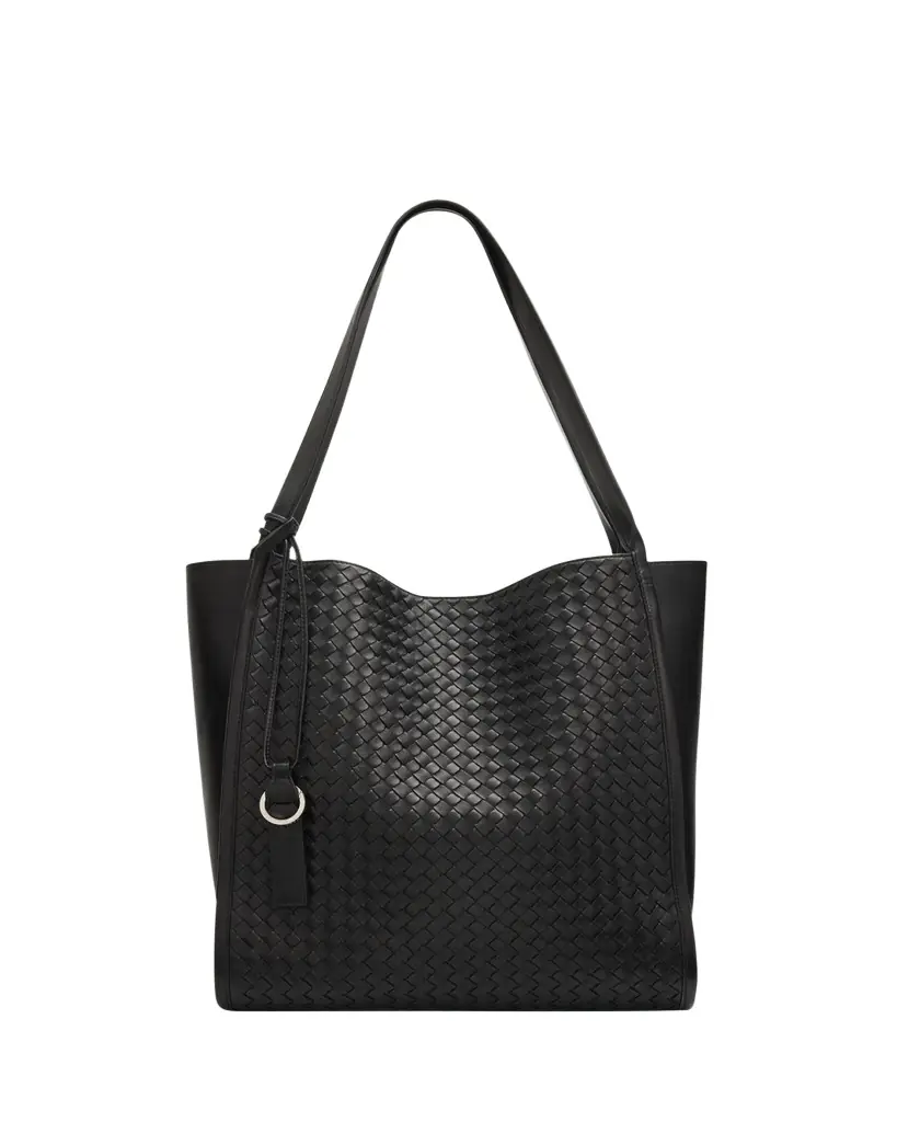 Bottega Veneta Men's Small Corriere Tote Bag in Intrecciato Leather