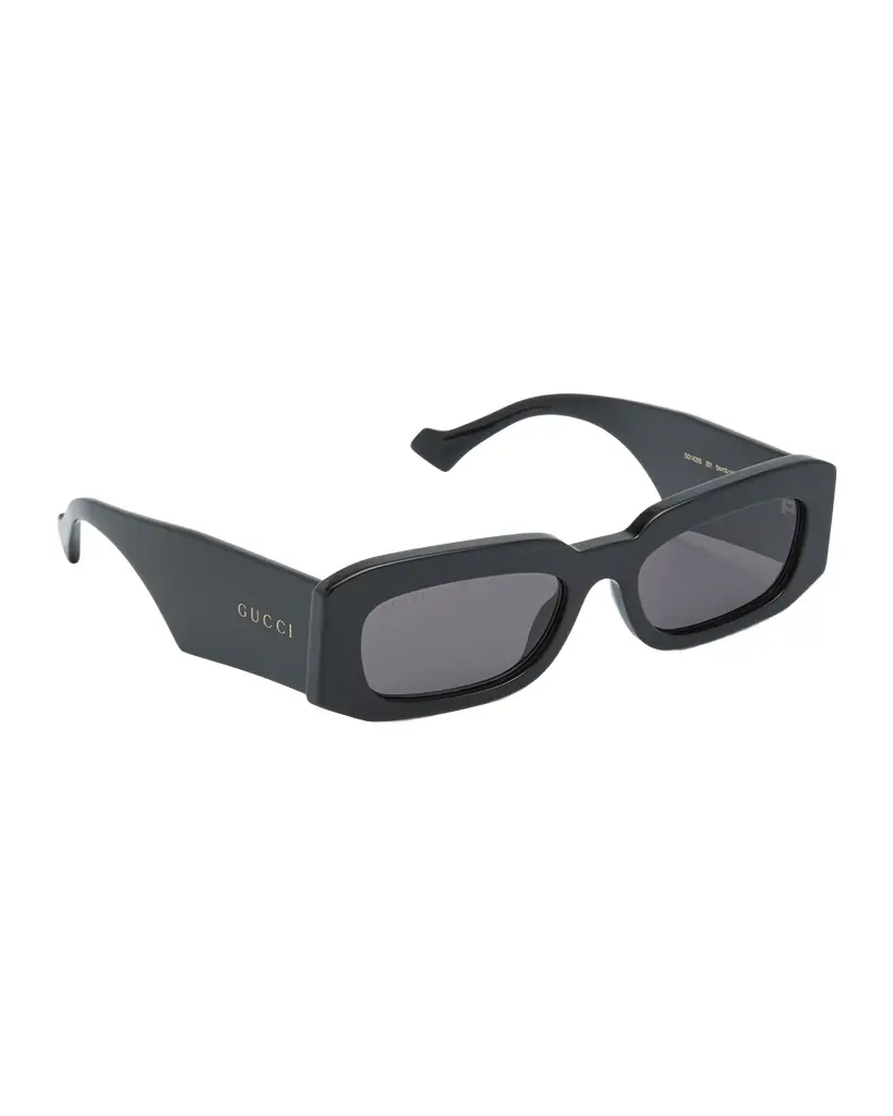 Gucci Men 's GG1426Sm Acetate Rectangle Sunglasses