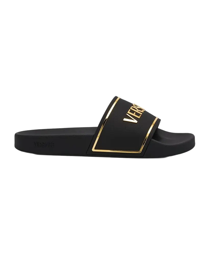 Versace Men 's Logo Slide Sandals