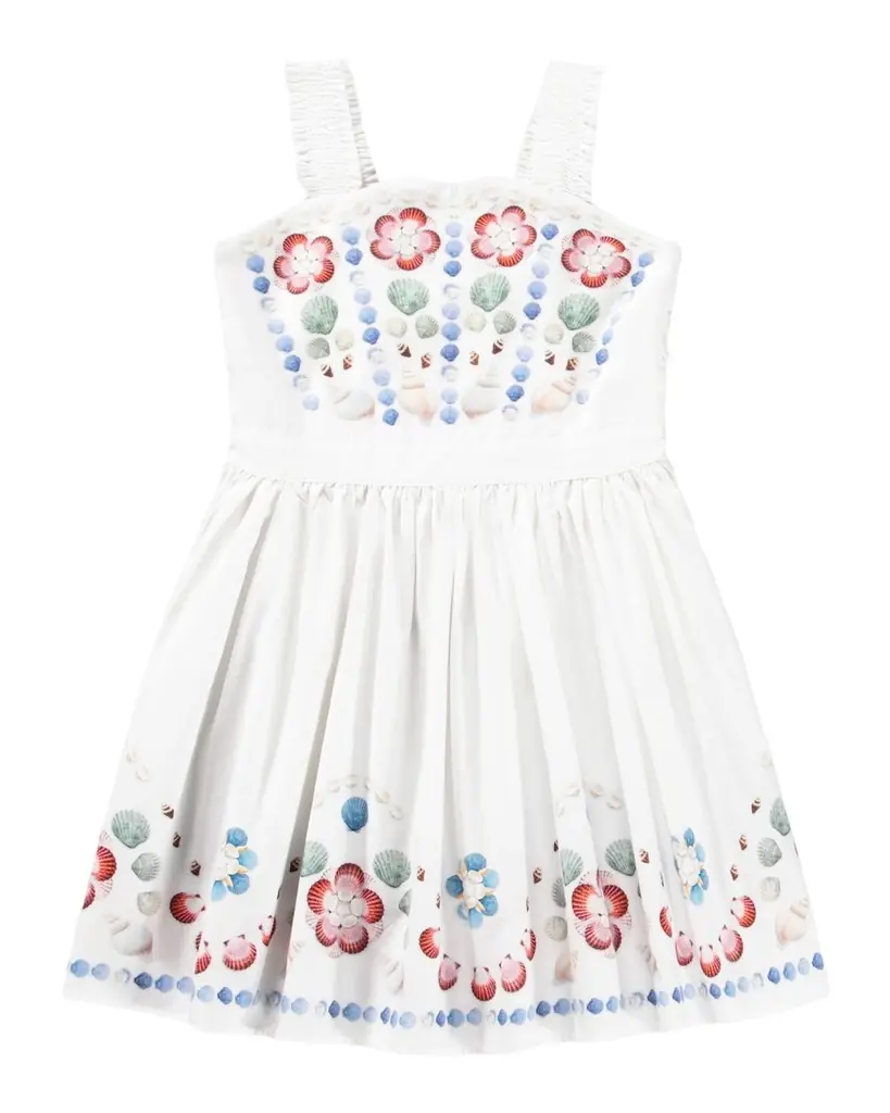Molo Girl 's Chelley Printed Organic Cotton Dress