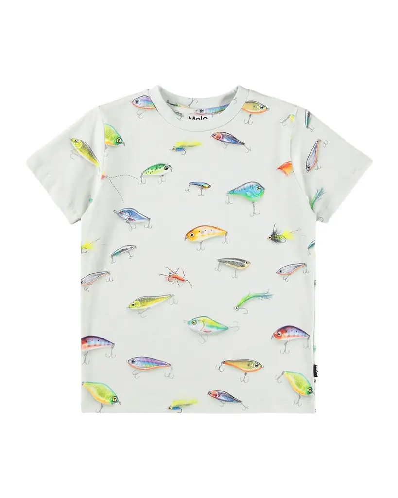 Molo Boy 's Ralphie Print Short-Sleeved Cotton T-Shirt