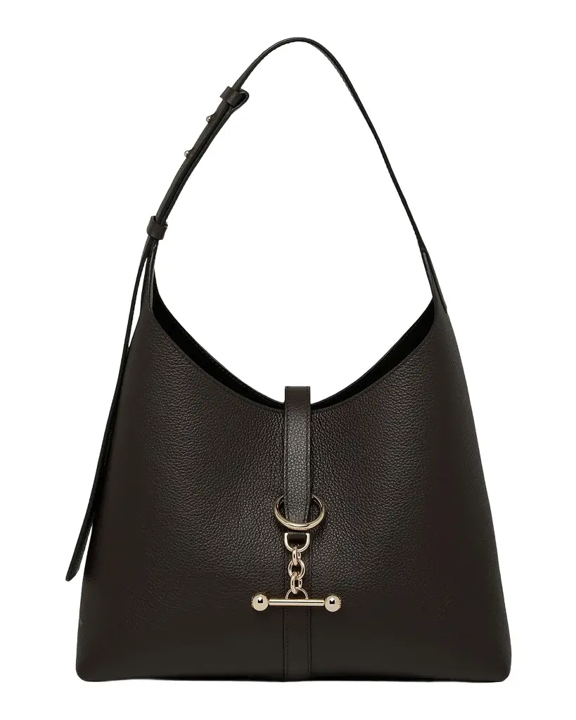 STRATHBERRY Kite Grain Leather Hobo Bag