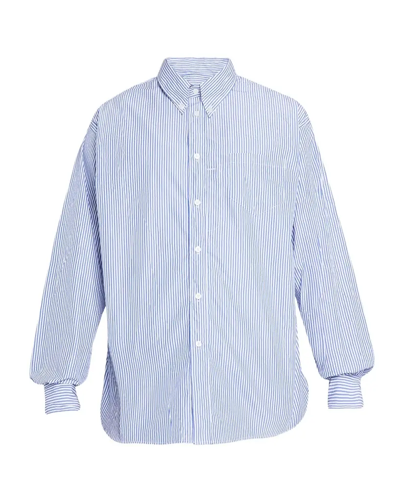 Willy Chavarria Men 's Veterano-Stripe Cotton-Blend Sport Shirt