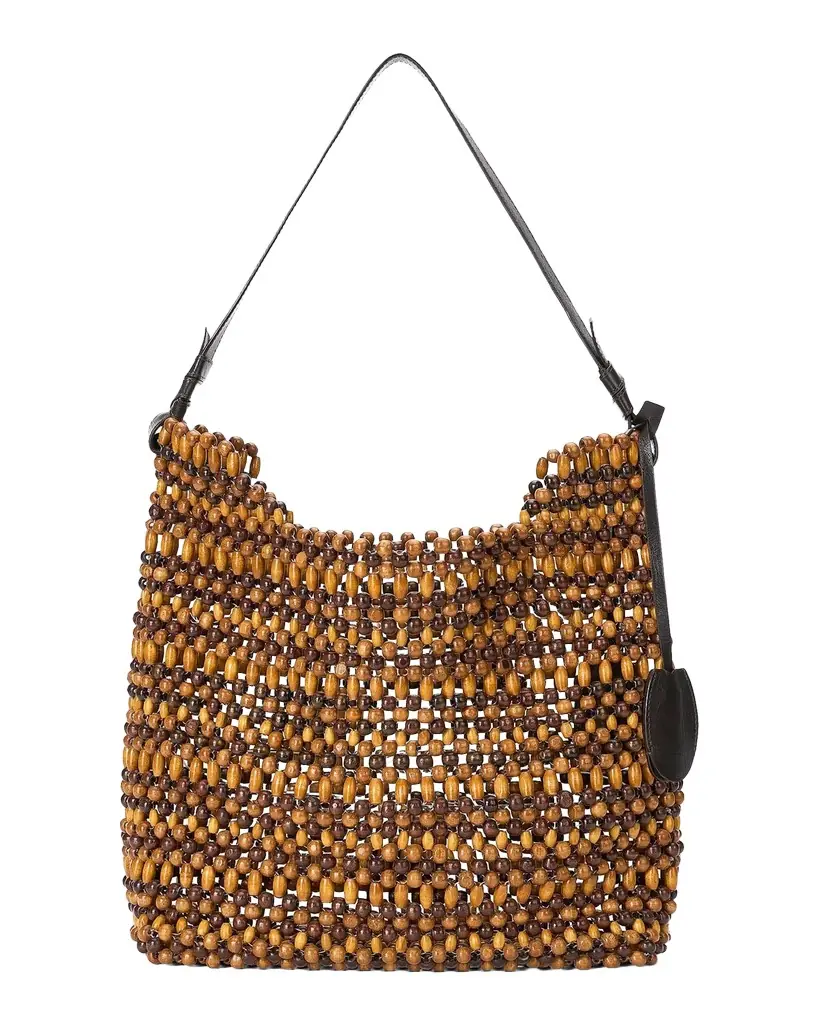 STAUD Drift Beaded Shoulder Bag