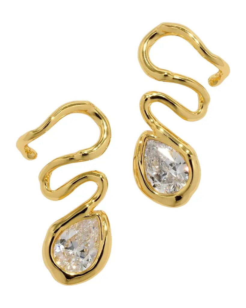 Alexis Bittar Asterales Floating Vine Post Earrings