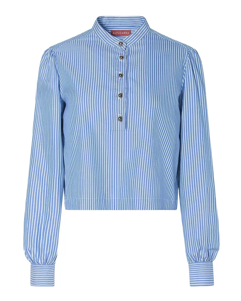 Altuzarra Margot Stripe Poplin Top