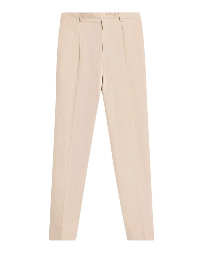 Bugatchi Men 's Aerolinen Tailored Fit Pleated Pants