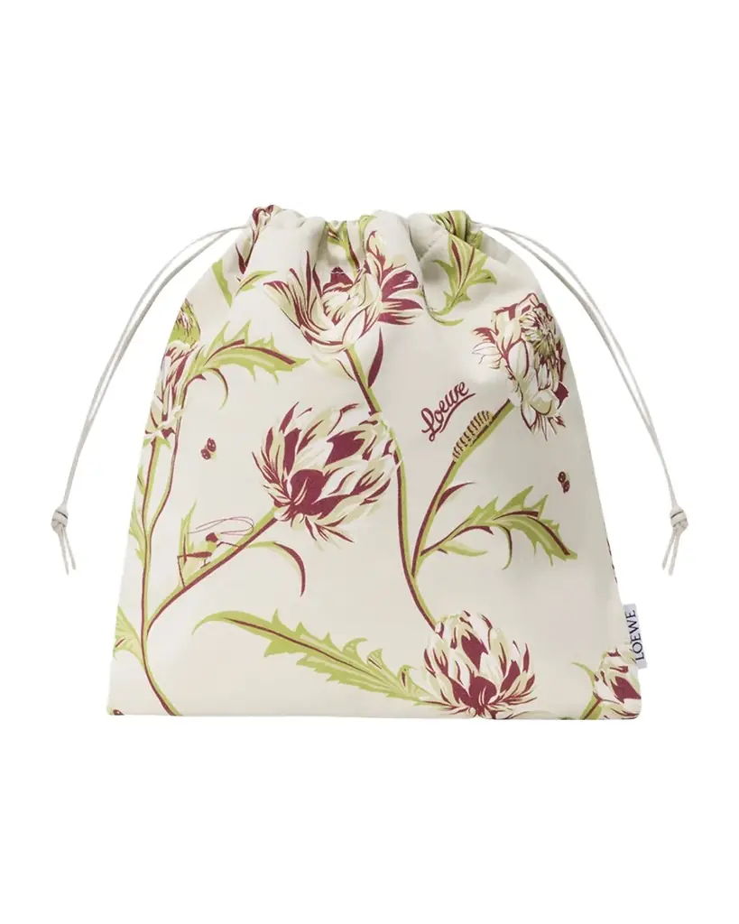Loewe x Paula 's Ibiza Artichoke-Print Canvas Pouch Bag - Women's Bags