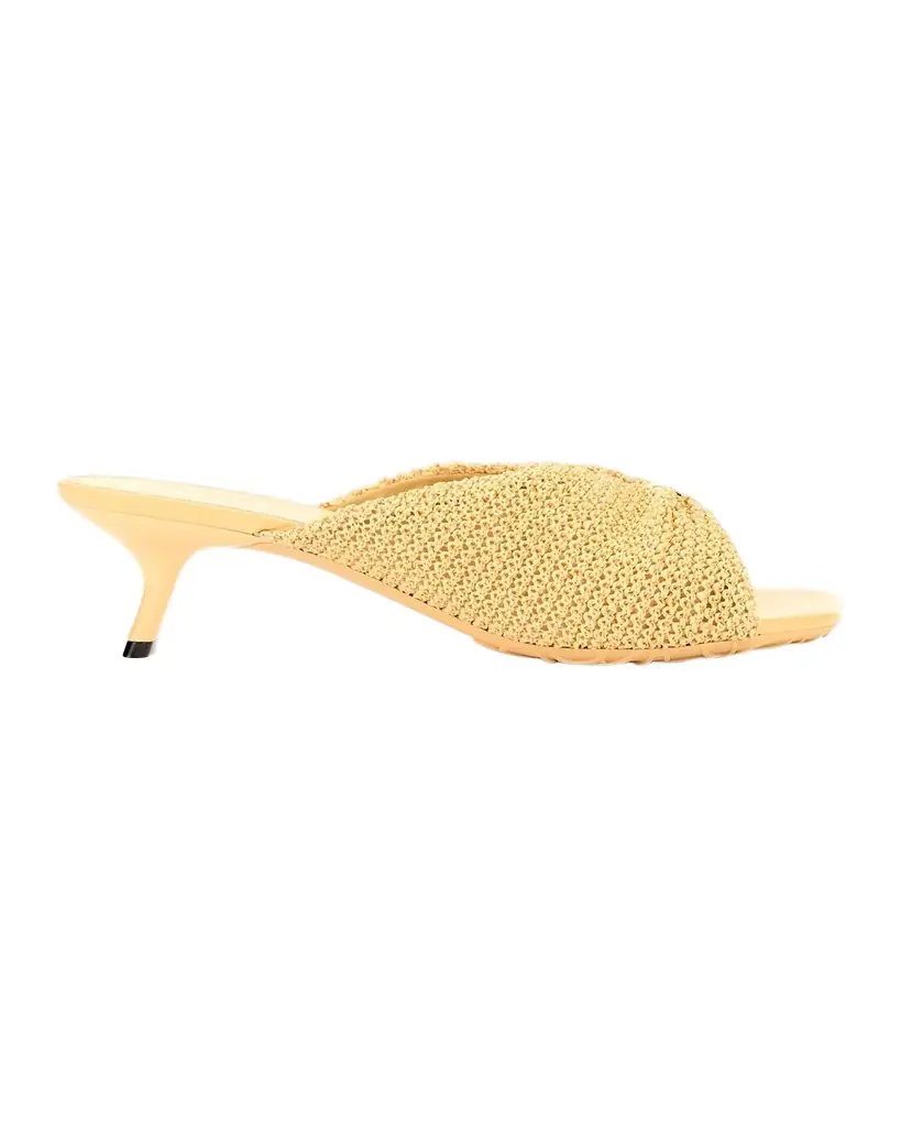Loewe x Paula 's Ibiza 45mm Pebble Woven Slide Sandals