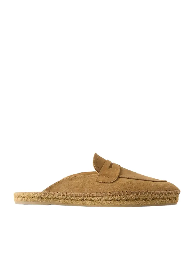 Castañer Nando Suede Backless Espadrilles