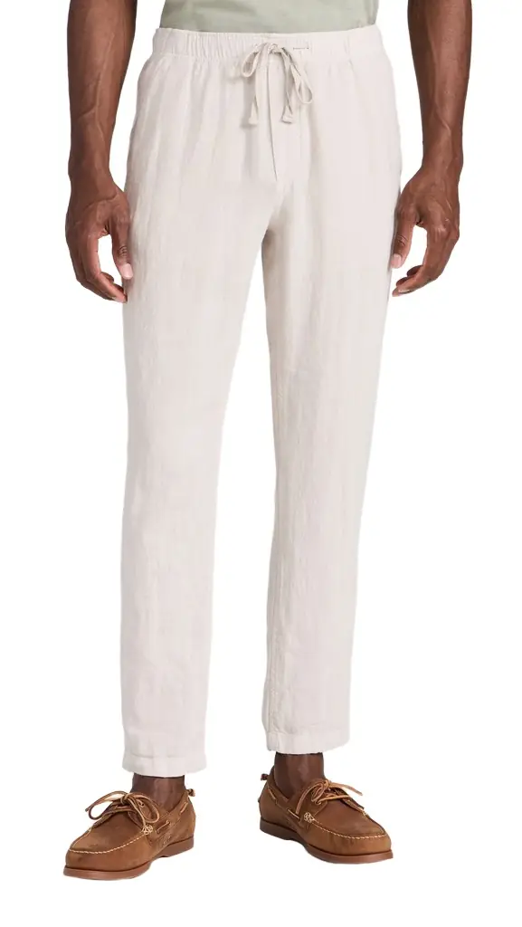 Faherty Linen Drawstring Pants