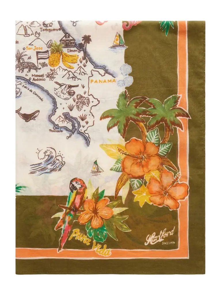 Hartford Bandana-Print Cotton-Voile Scarf - Men