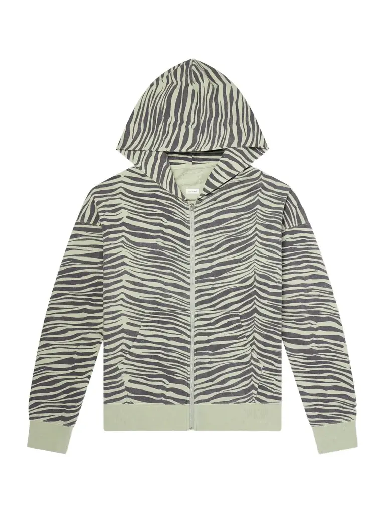 Visvim Jumbo Printed Cotton Zip-Up Hoodie - Men