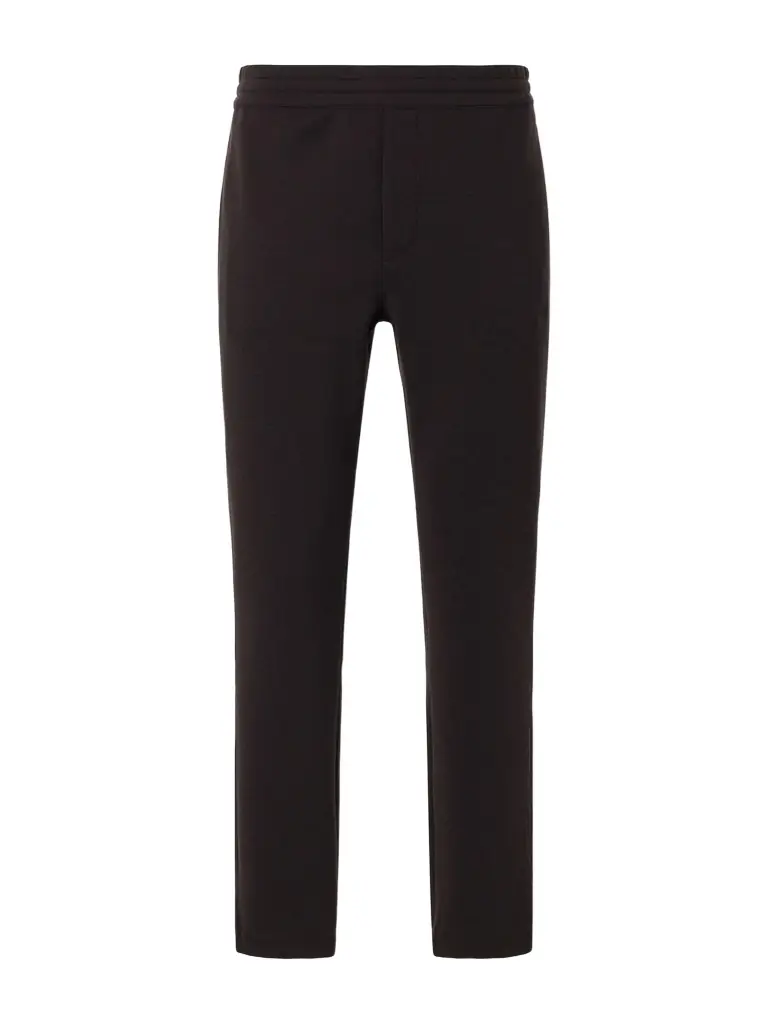 Zegna Straight-Leg Honeycomb-Knit Cotton, Wool and Silk-Blend Sweatpants - Men