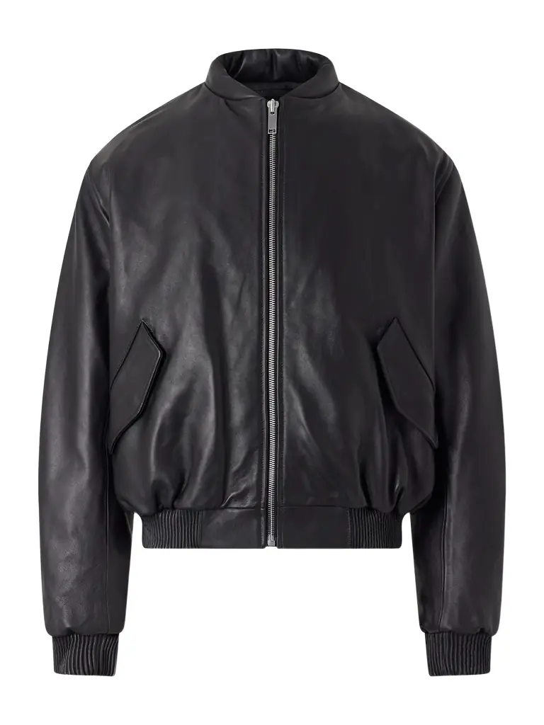 424 Leather Bomber Jacket - Men