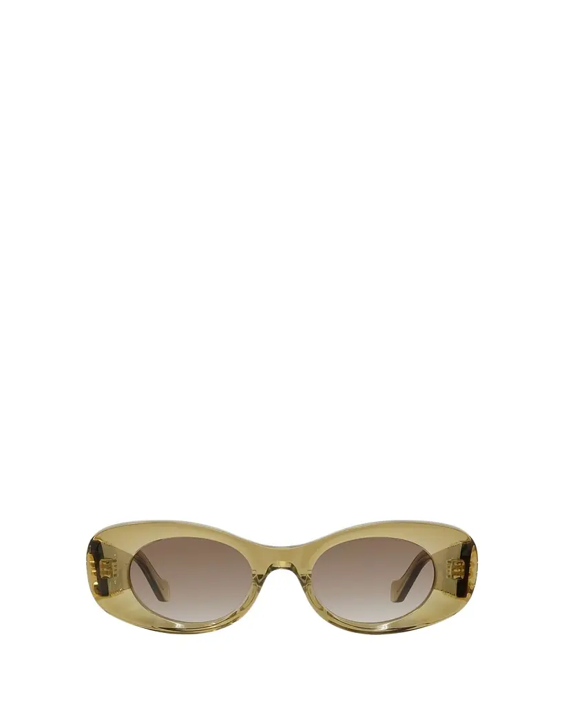 Loewe Anagram 49mm Oval Acetate Sunglasses